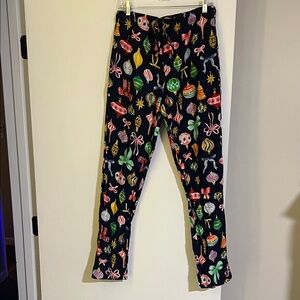 Old Navy Festive Patterned Pants - Tall Black Multi (x2)